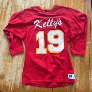 Vintage 80s russell athletic Kelly’s And Maxwell Single Stitch Long Sleeve Shirt
